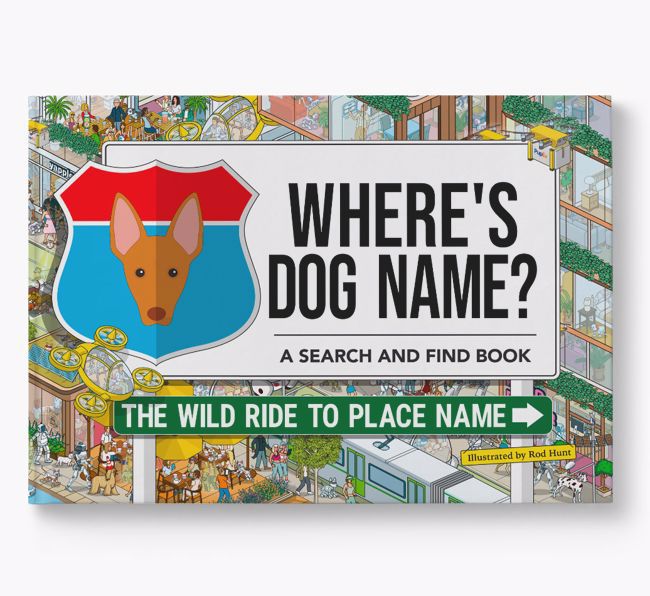 Personalised Pharaoh Hound Book: Where's Dog Name? Volume 3